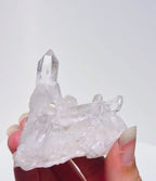 Rock crystal cluster