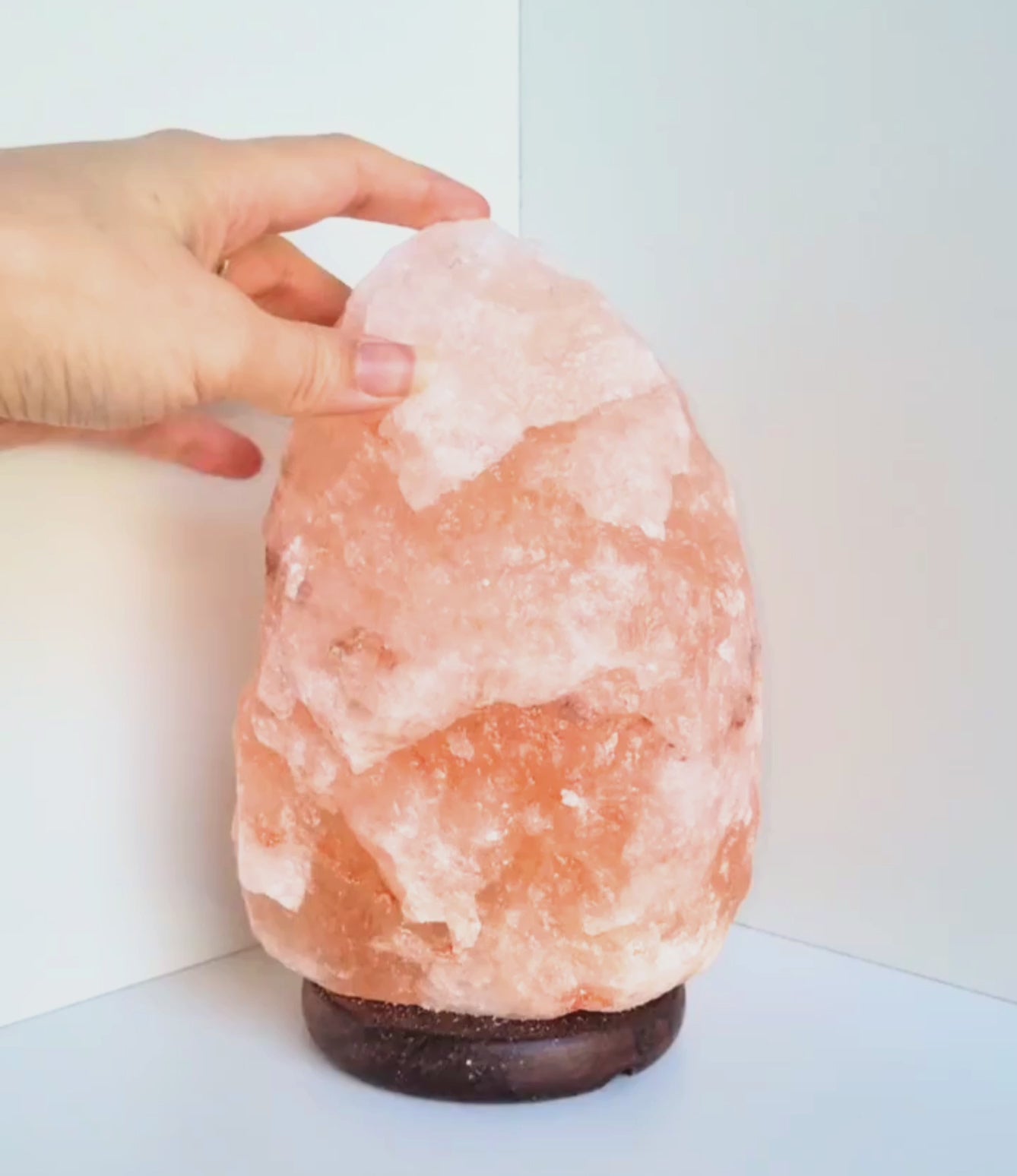 Oranje Himalaya zoutlamp