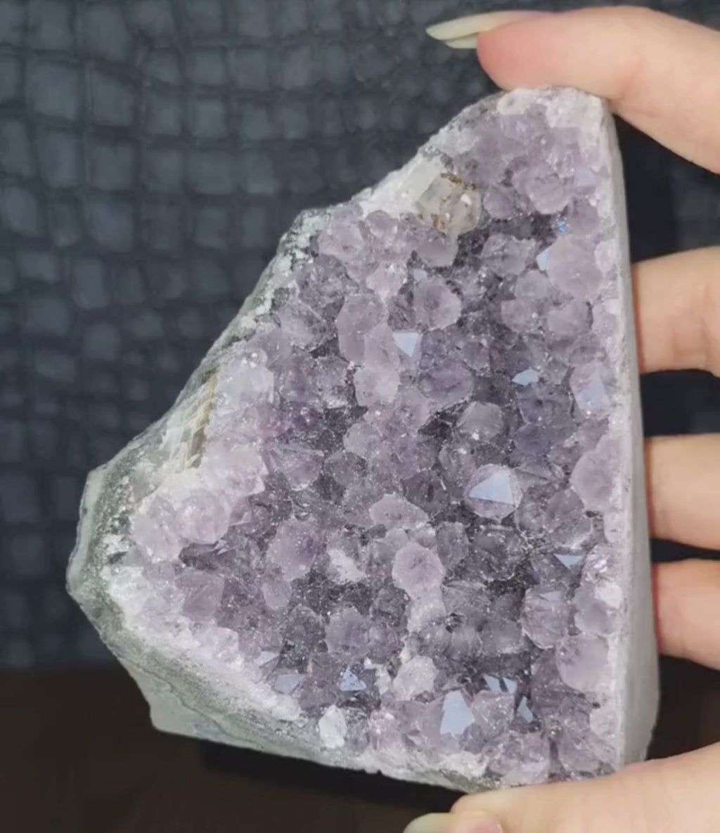 Amethist op standvlak