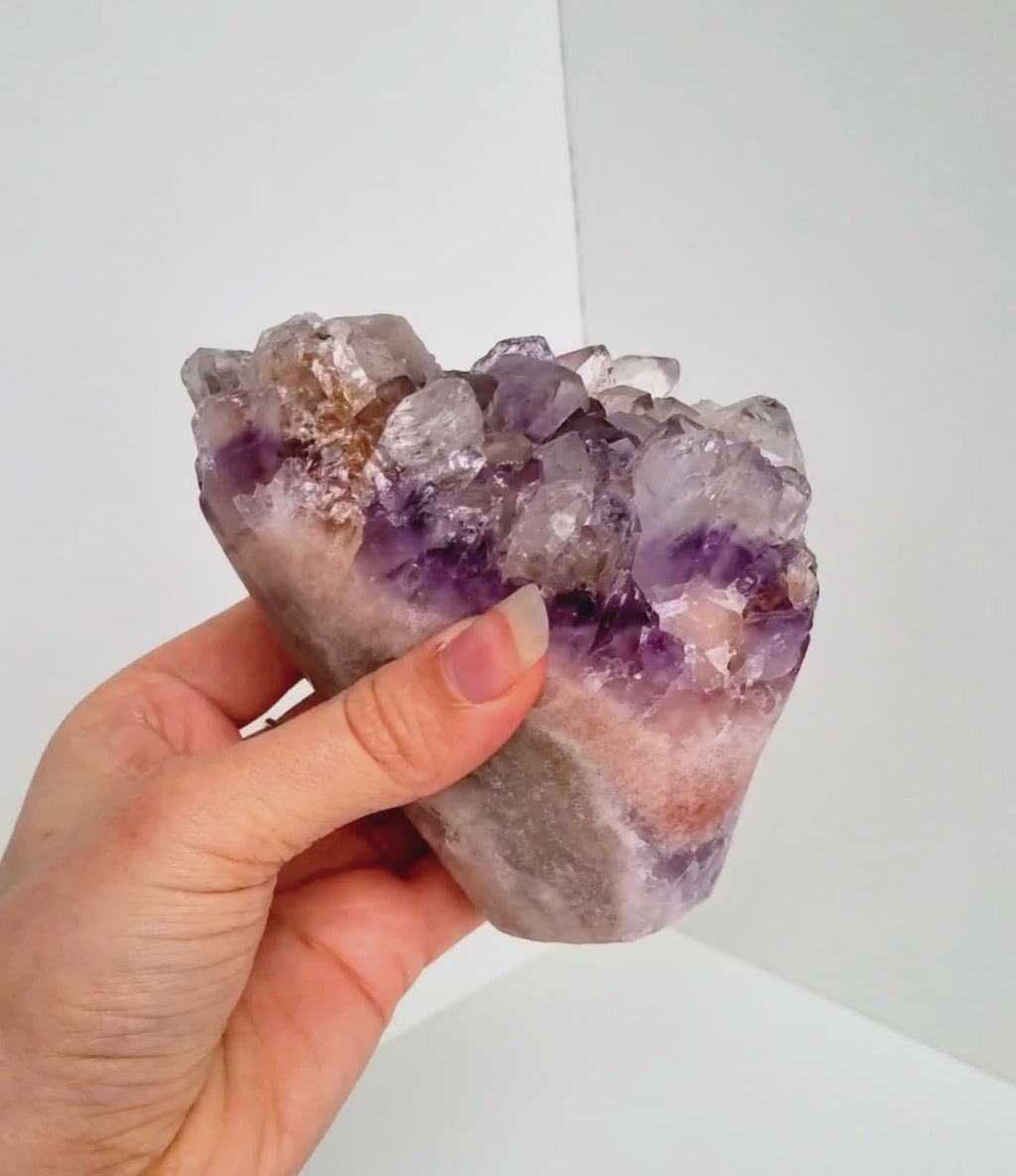 Roze amethist free form