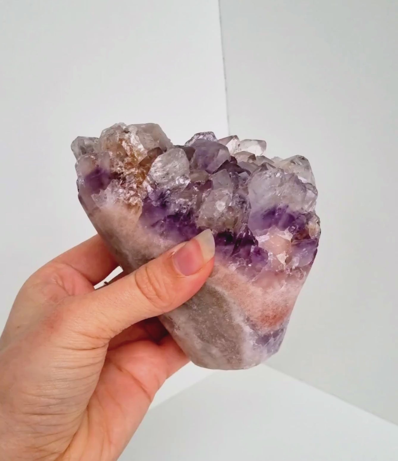 Roze amethist free form