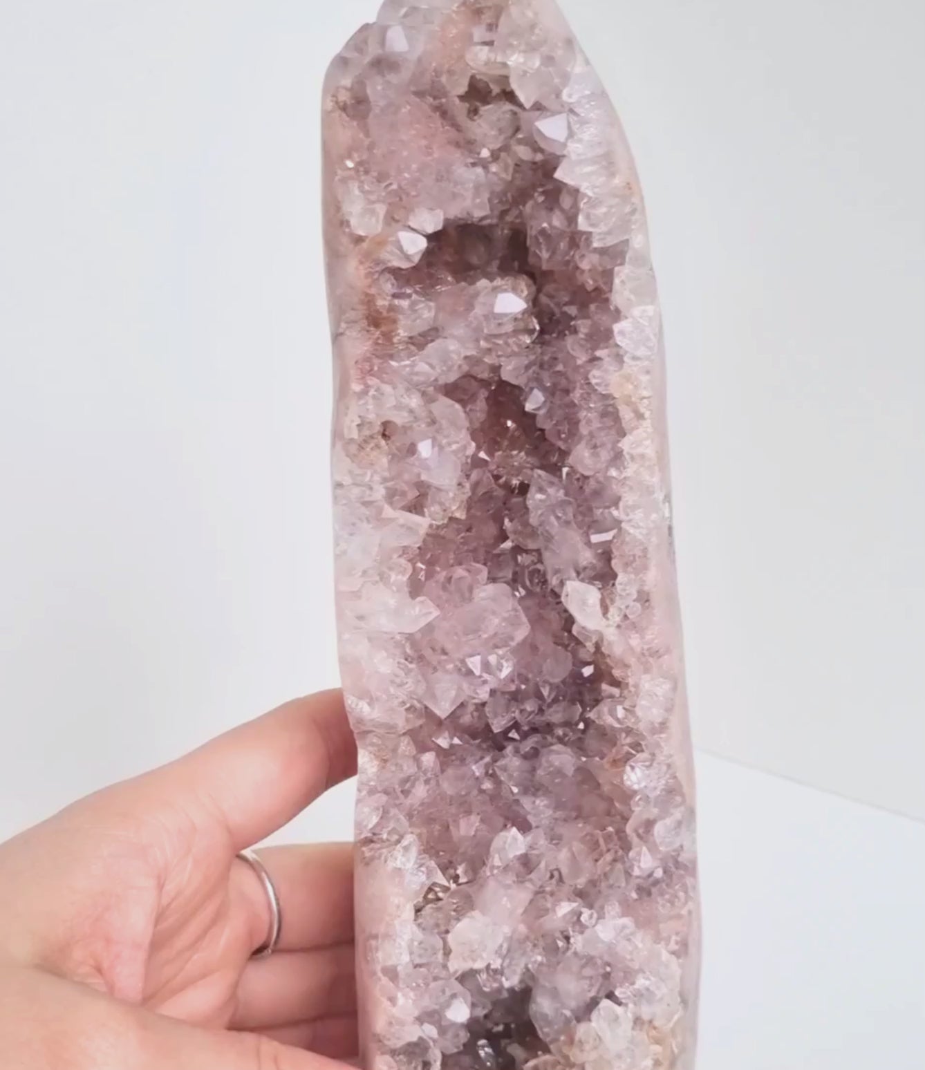 Roze amethist free form