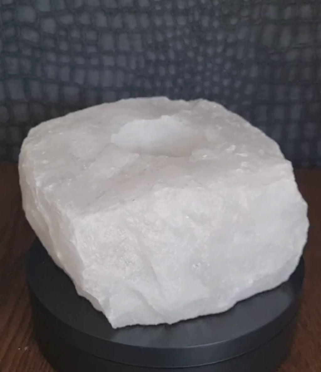 Bergkristal waxinelichthouder Nr. 12