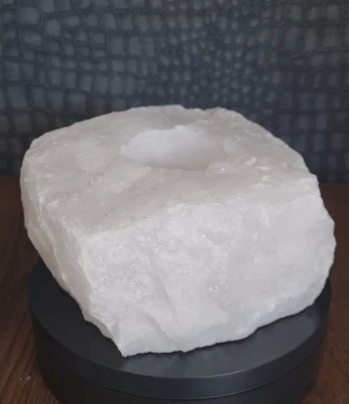 Bergkristal waxinelichthouder Nr. 12