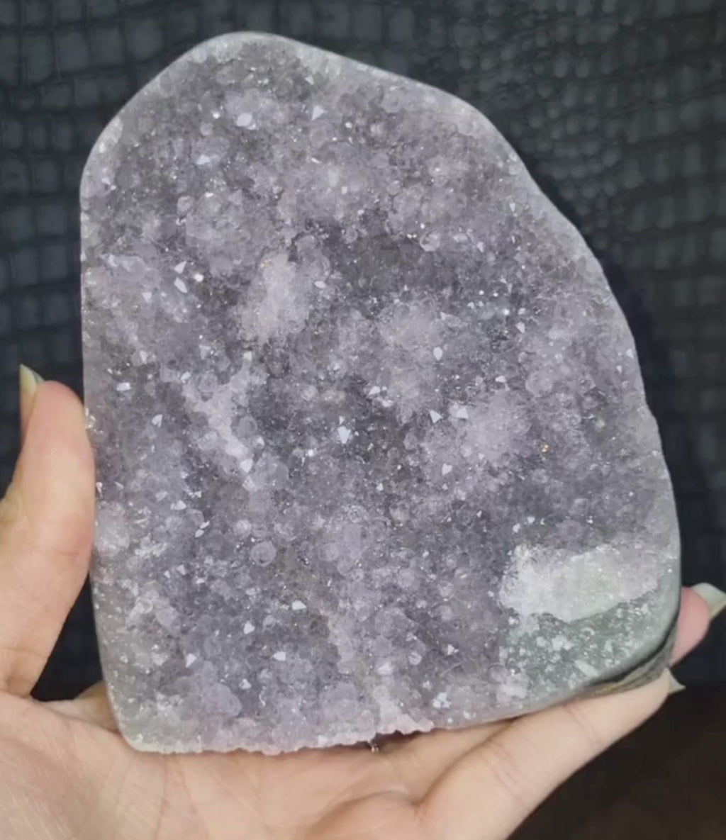 Amethist op standvlak