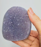 Amethist met agaat free form