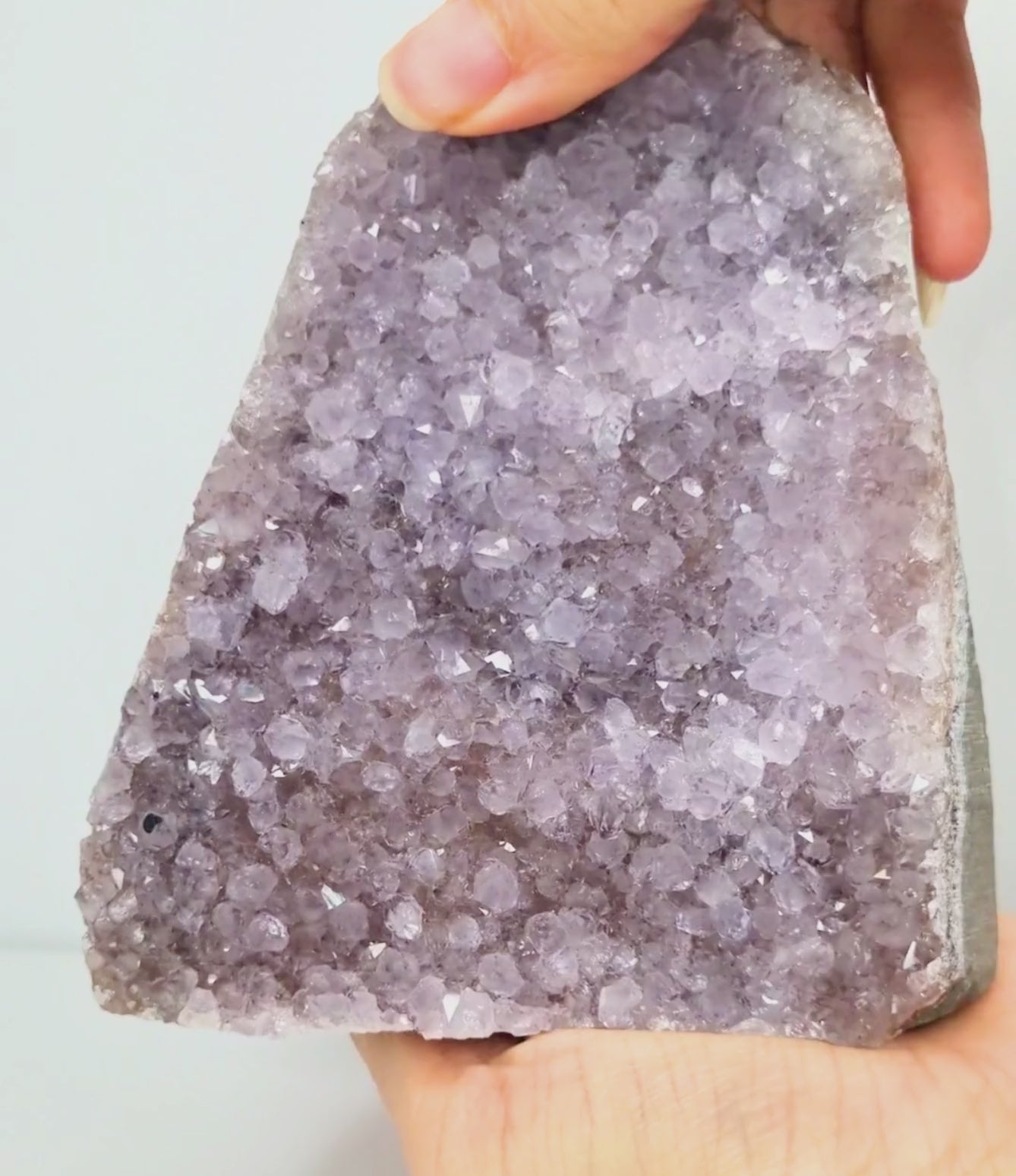 Amethist op standvlak