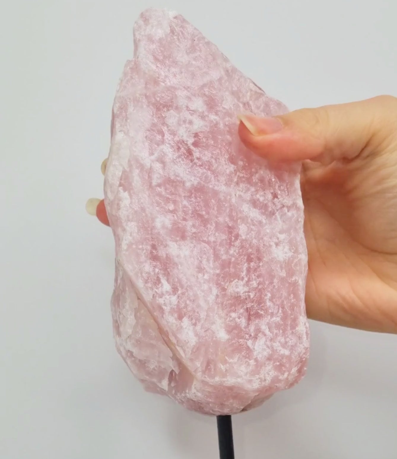 Rozekwarts op standaard