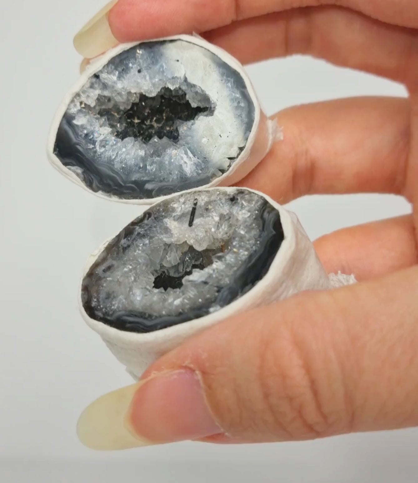 Agaat geode paartjes #4