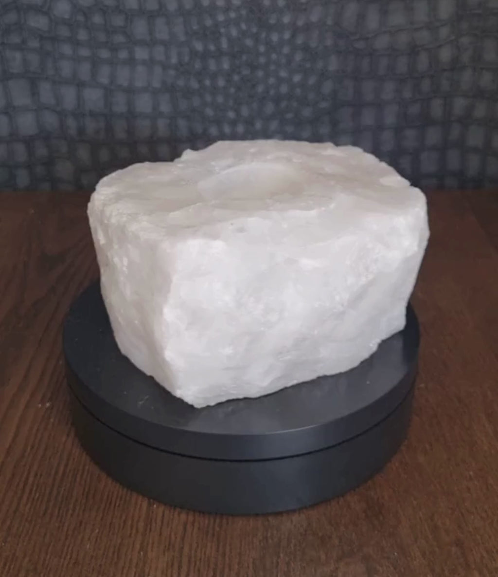 Bergkristal waxinelichthouder Nr. 13