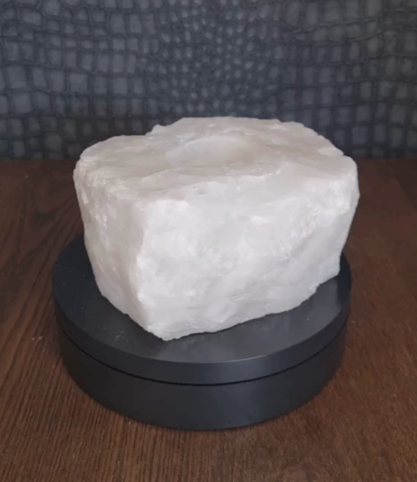 Bergkristal waxinelichthouder Nr. 13