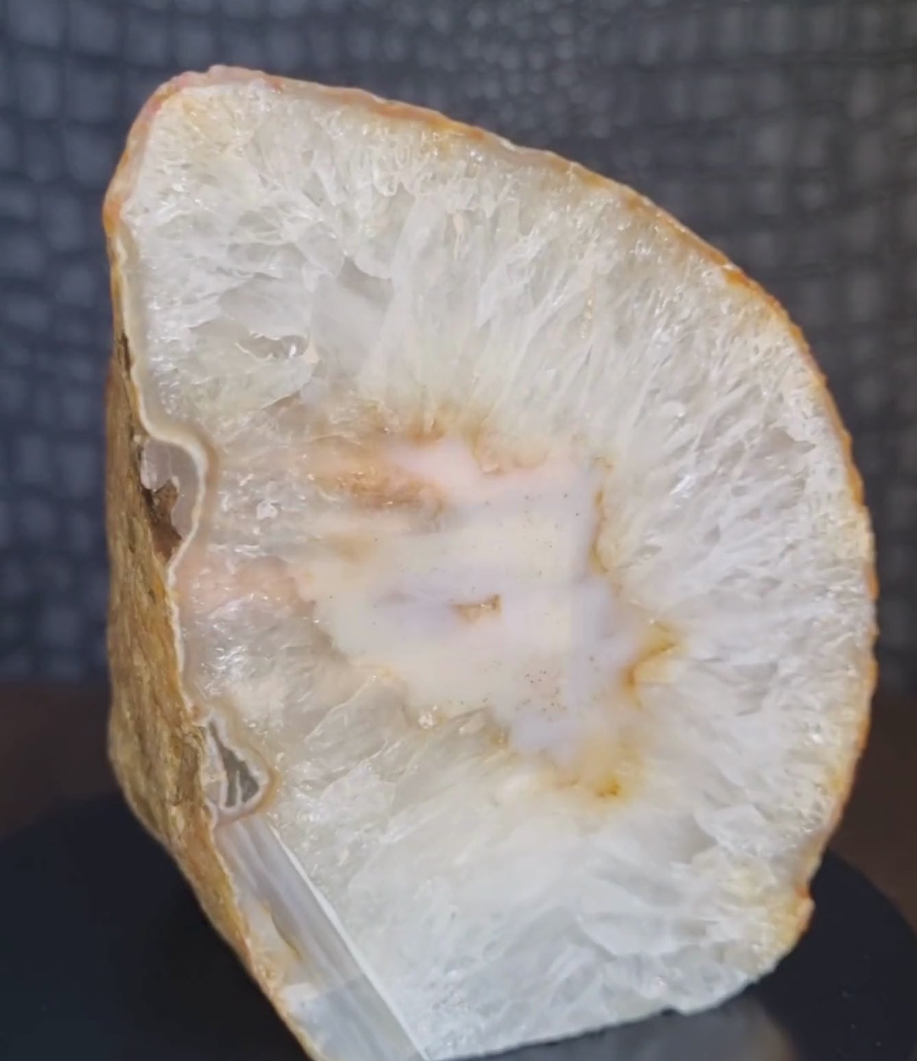 Agaat waxinelichthouder