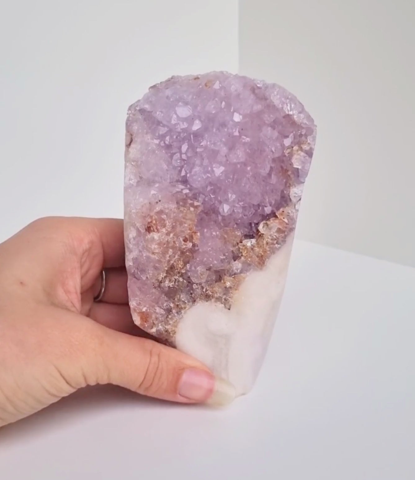 Roze amethist free form