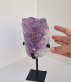 Amethyst auf Ständer