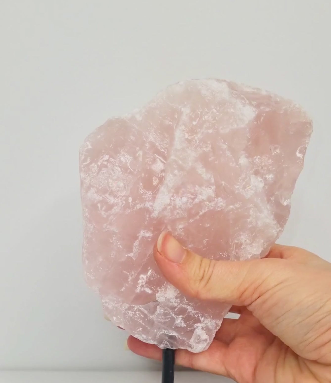 Rozekwarts op standaard