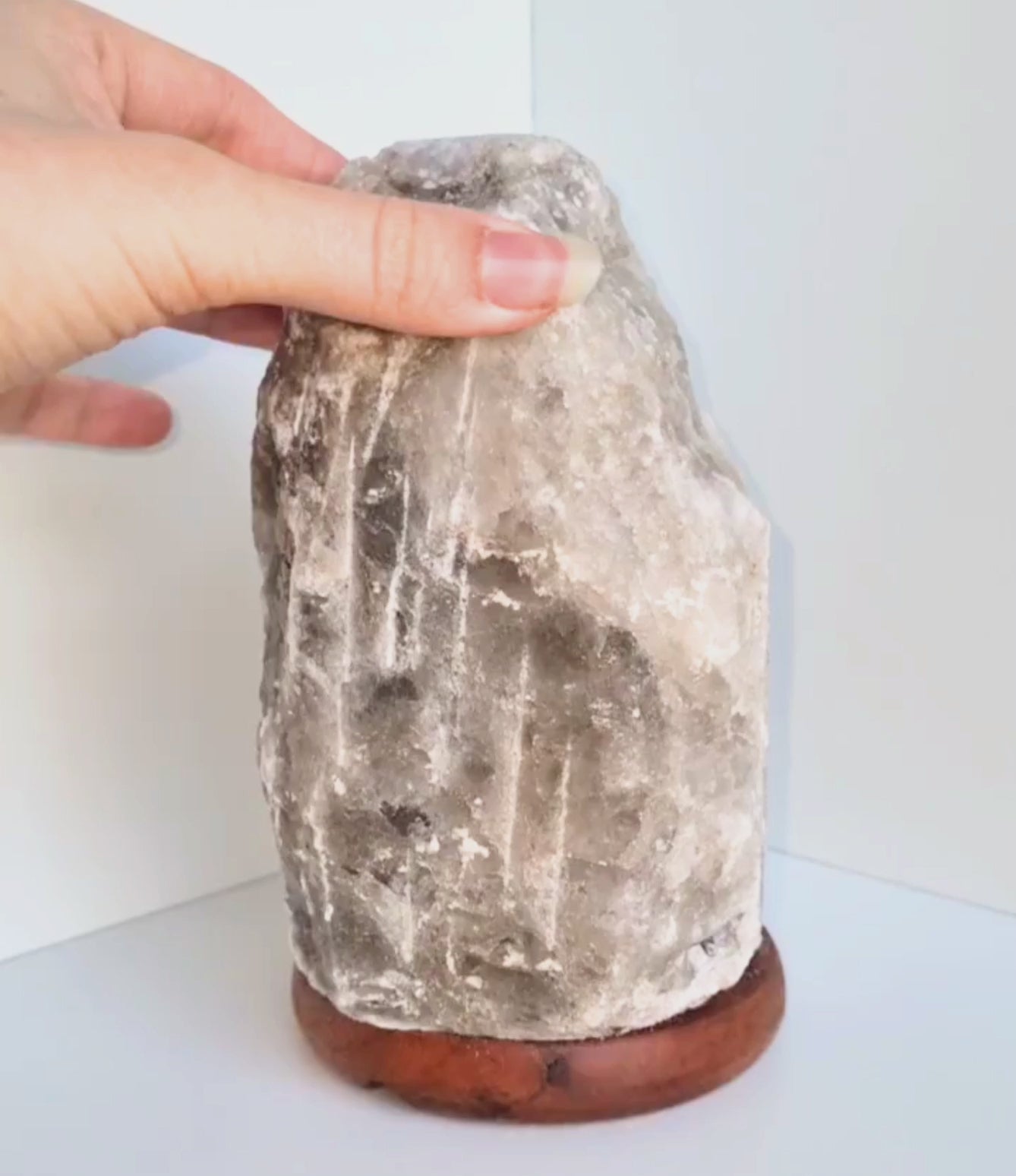 Grijze Himalaya zoutlamp