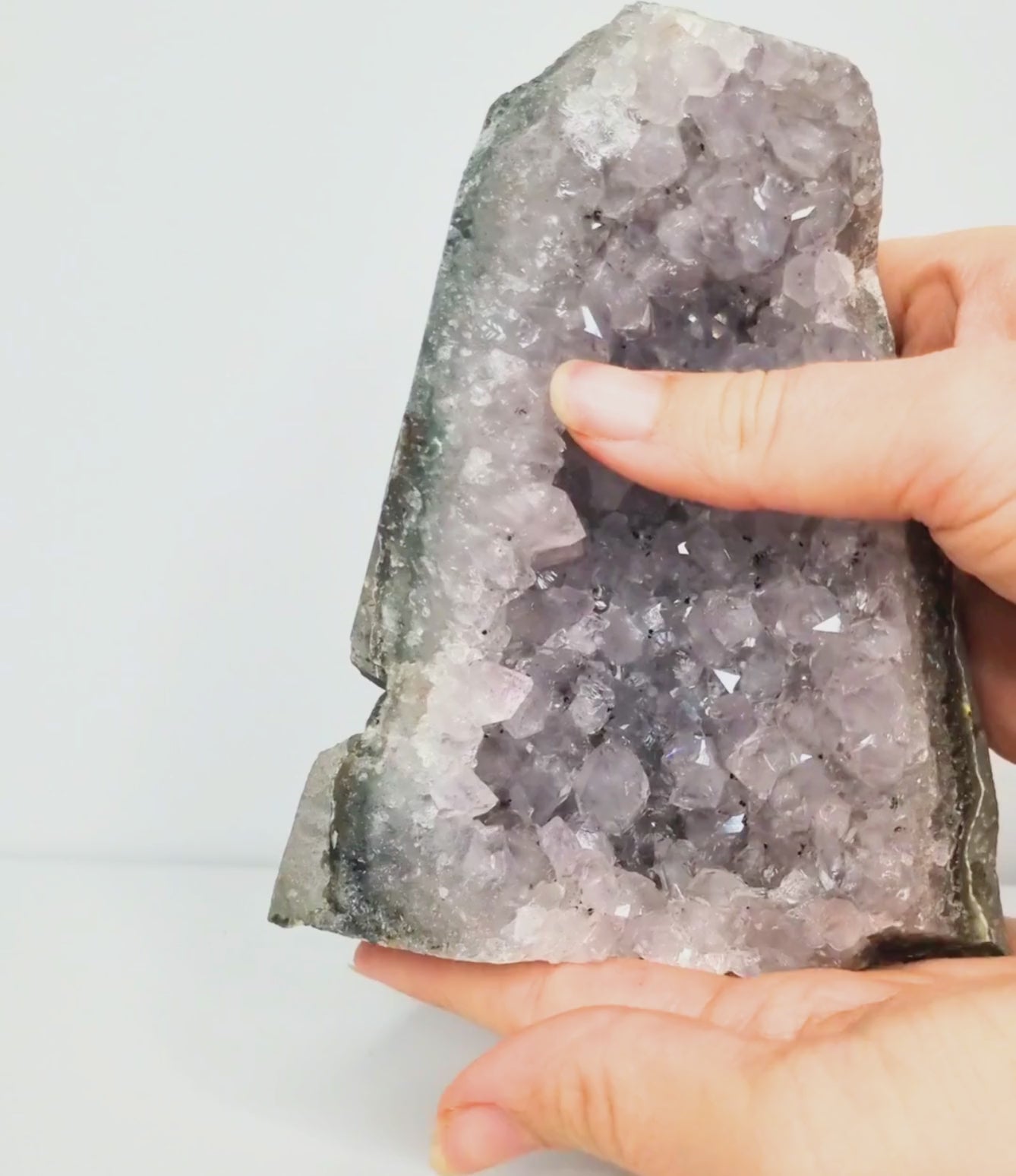 Amethist op standvlak