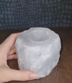 Himalaya waxinelichthouder - wit