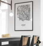 STREET MAP UTRECHT WANDDECORATIE