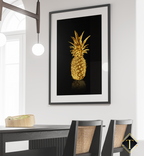 BLACK & GOLD ANANAS POSTER