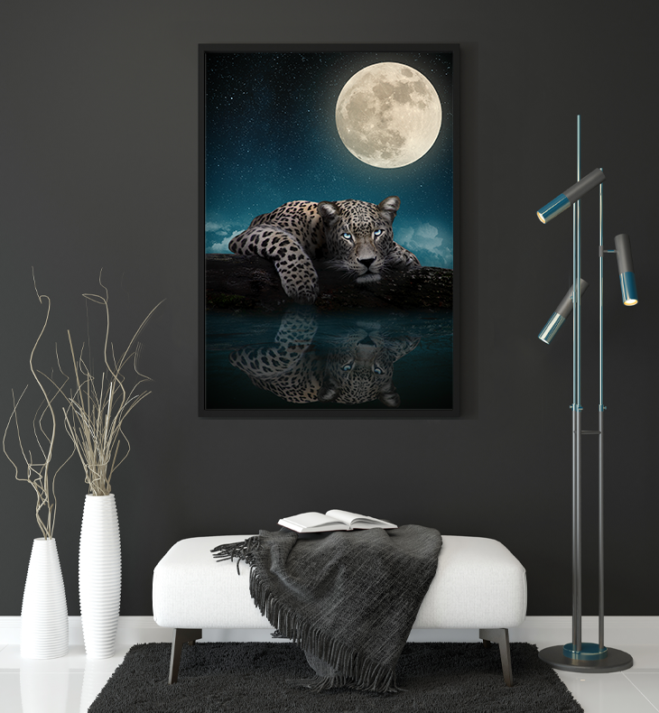 LUIPAAARD REFLECTIE POSTER