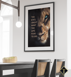 THE EYES WANDDECORATIE