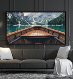 TRAVEL MAKES YOU RICHER WANDDECORATIE