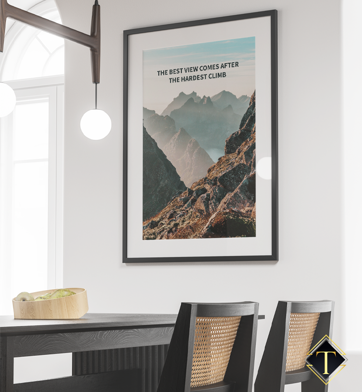 THE BEST VIEW WANDDECORATIE