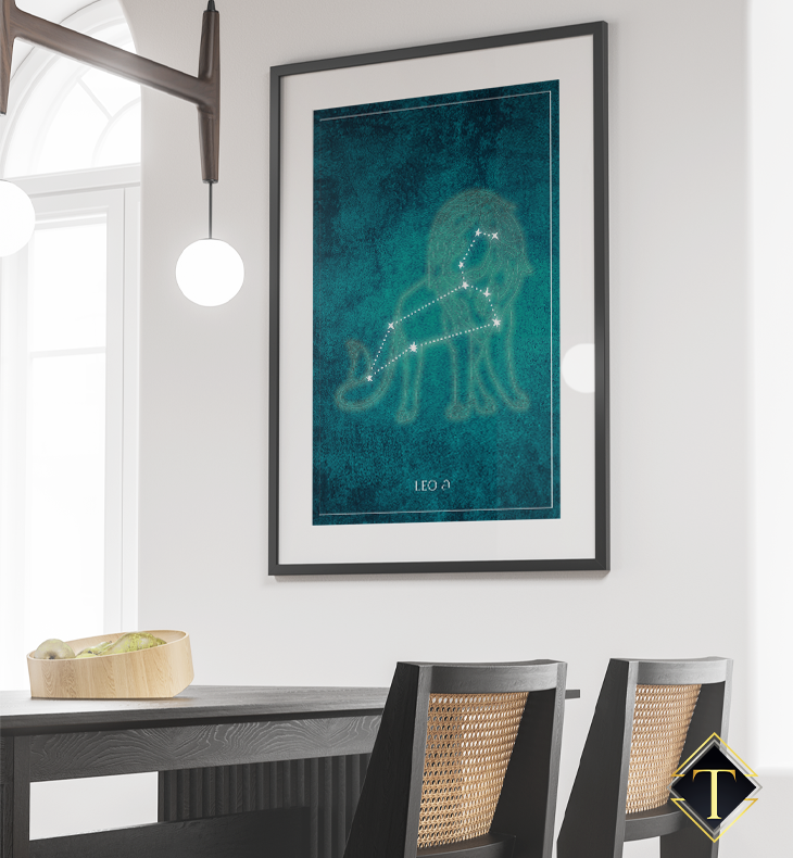 STERRENBEELD LEEUW POSTER