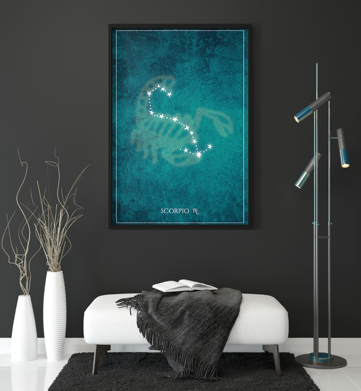 STERRENBEELD SCHORPIOEN POSTER