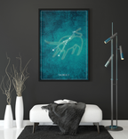 STERRENBEELD STIER POSTER